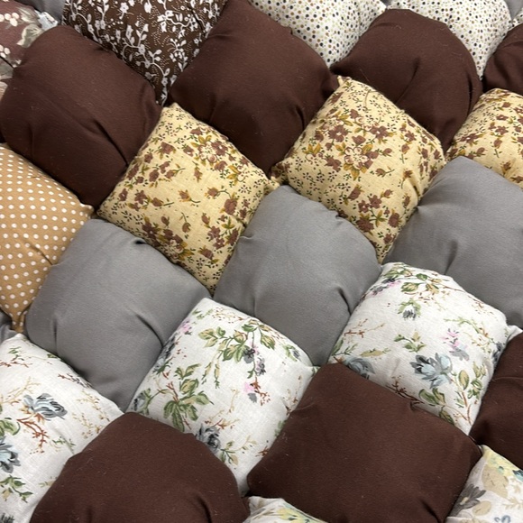 Gray and Brown Patchwork Cribs Quilt Bedding - Picture 3 of 7